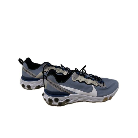 Nike React Element 55 Indigo Fog Mystic Navy Mens 13 - Picture 3 of 7